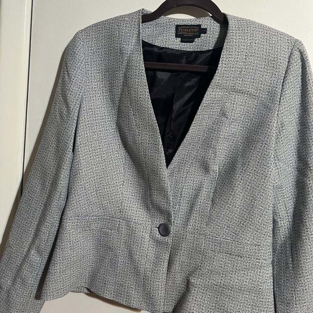 PENDLETON LINED BLAZER SZ 6
